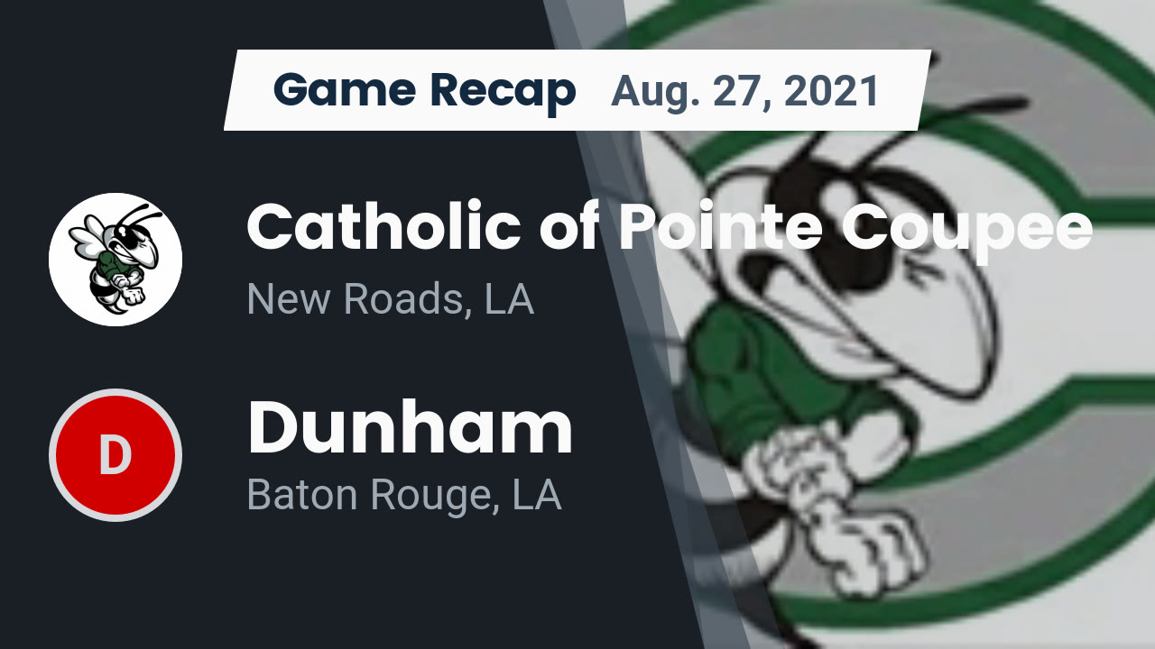 Videos Catholic of Pointe Coupee (New Roads, LA) Varsity Football