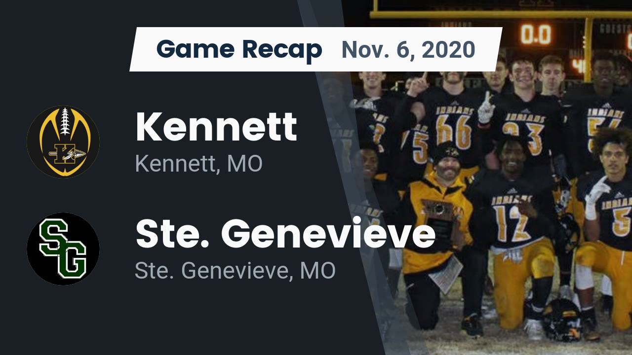 HS Football Video "Recap vs. Ste. Genevieve 2020" MaxPreps