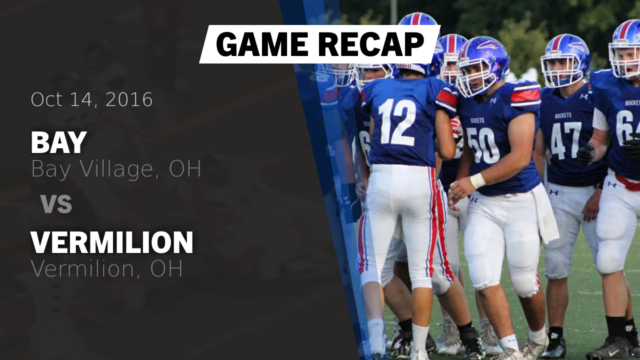 Boys Varsity Football Bay High School Bay Village Ohio