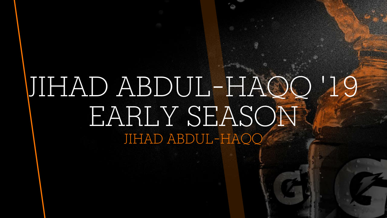 Jihad AbdulHaqq '19 Early Season Jihad AbdulHaqq highlights Hudl