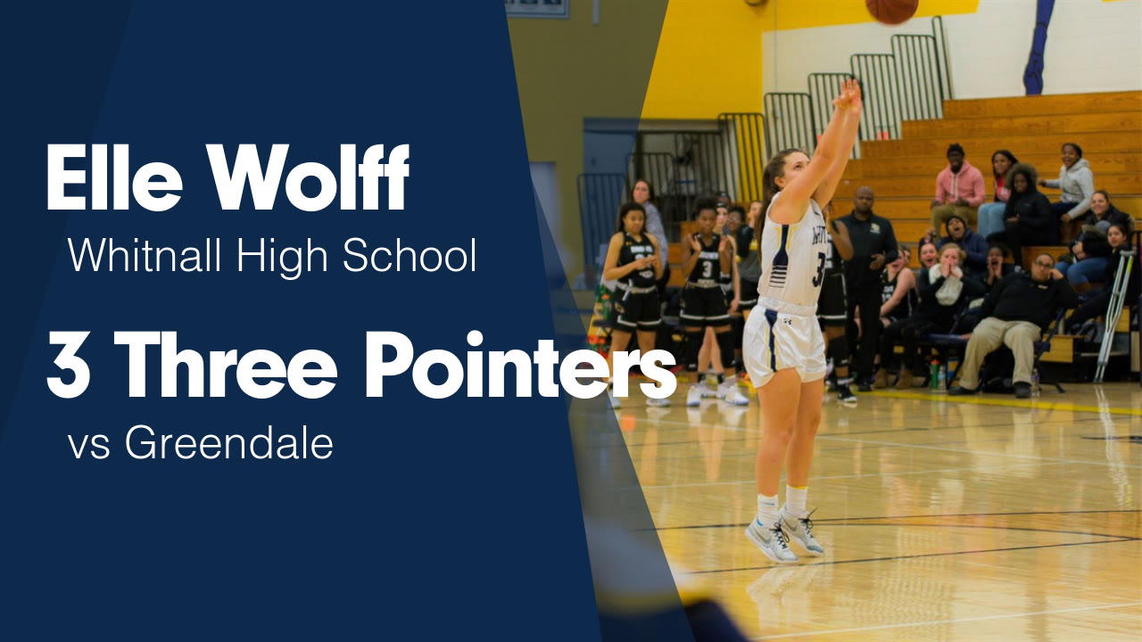 Ellie Wolff S Greenfield Wi Video 3 Three Pointers Vs
