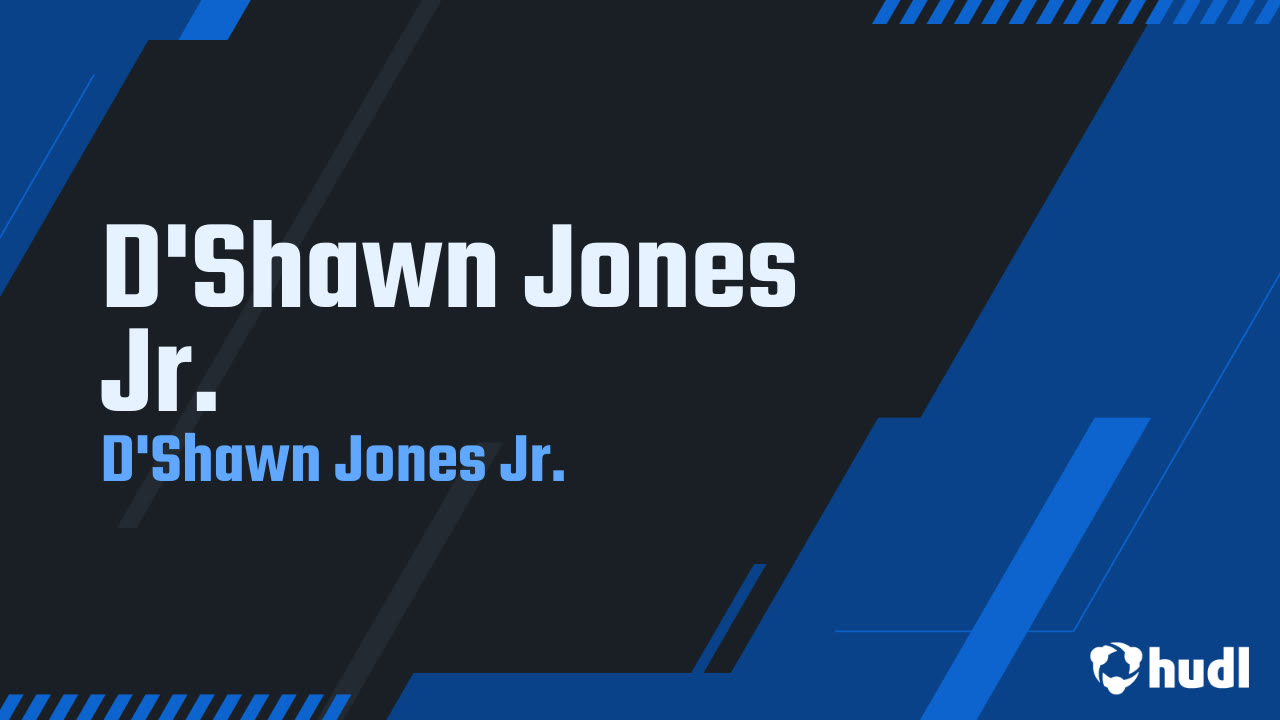 D'Shawn Jones Jr. D'Shawn Jones Jr. highlights Hudl