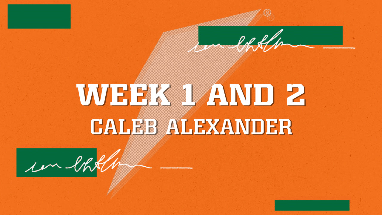 Week 1 And 2 - Caleb Alexander highlights - Hudl