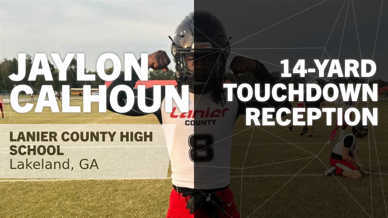 14yard Touchdown Reception vs Charlton County Jaylon Calhoun