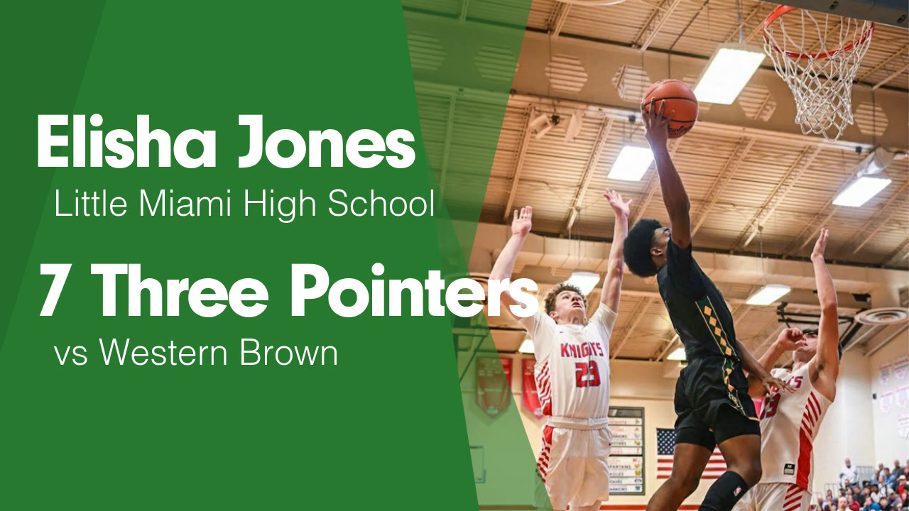 7 Three Pointers vs Western Brown Elisha Jones highlights Hudl