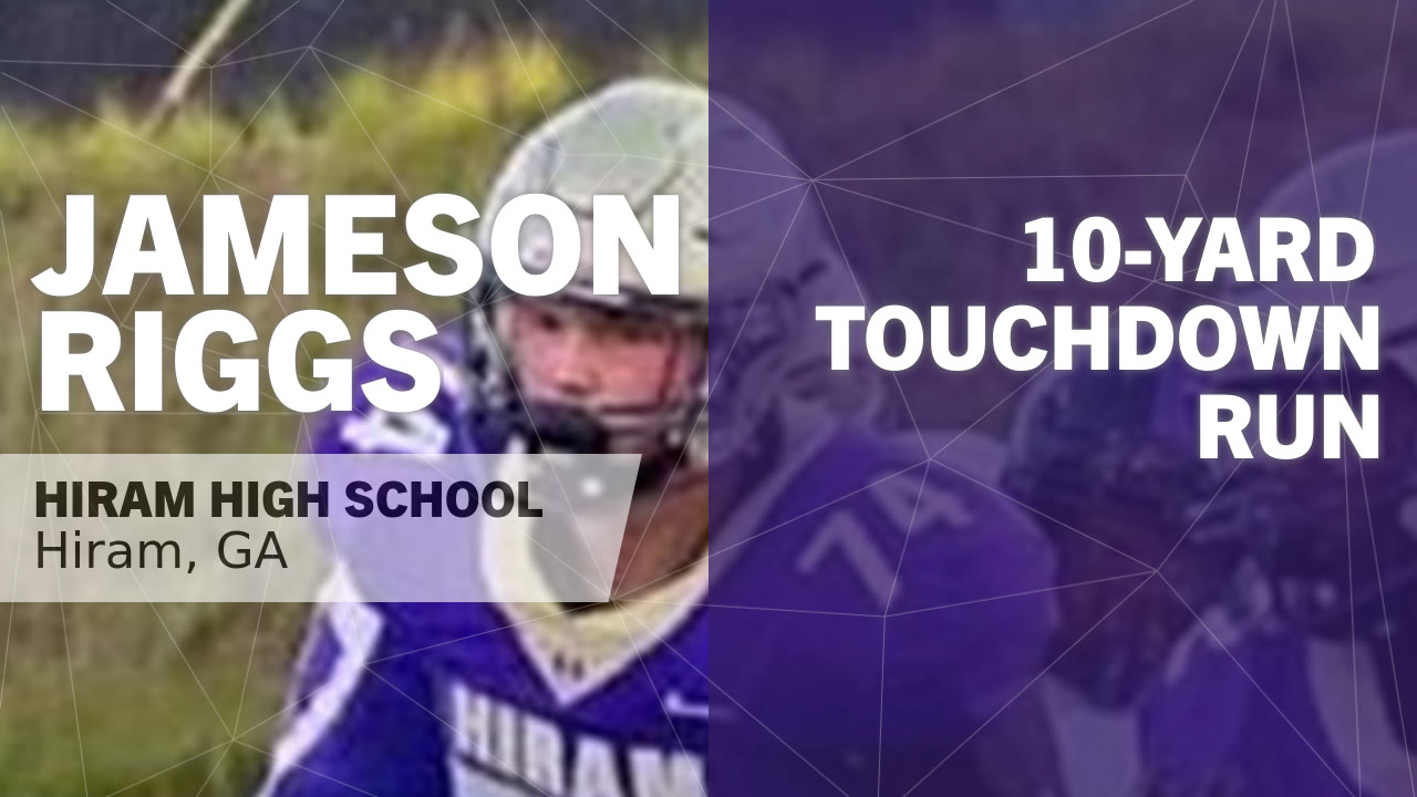 10-yard Touchdown Run vs Morrow - Jameson Riggs highlights - Hudl
