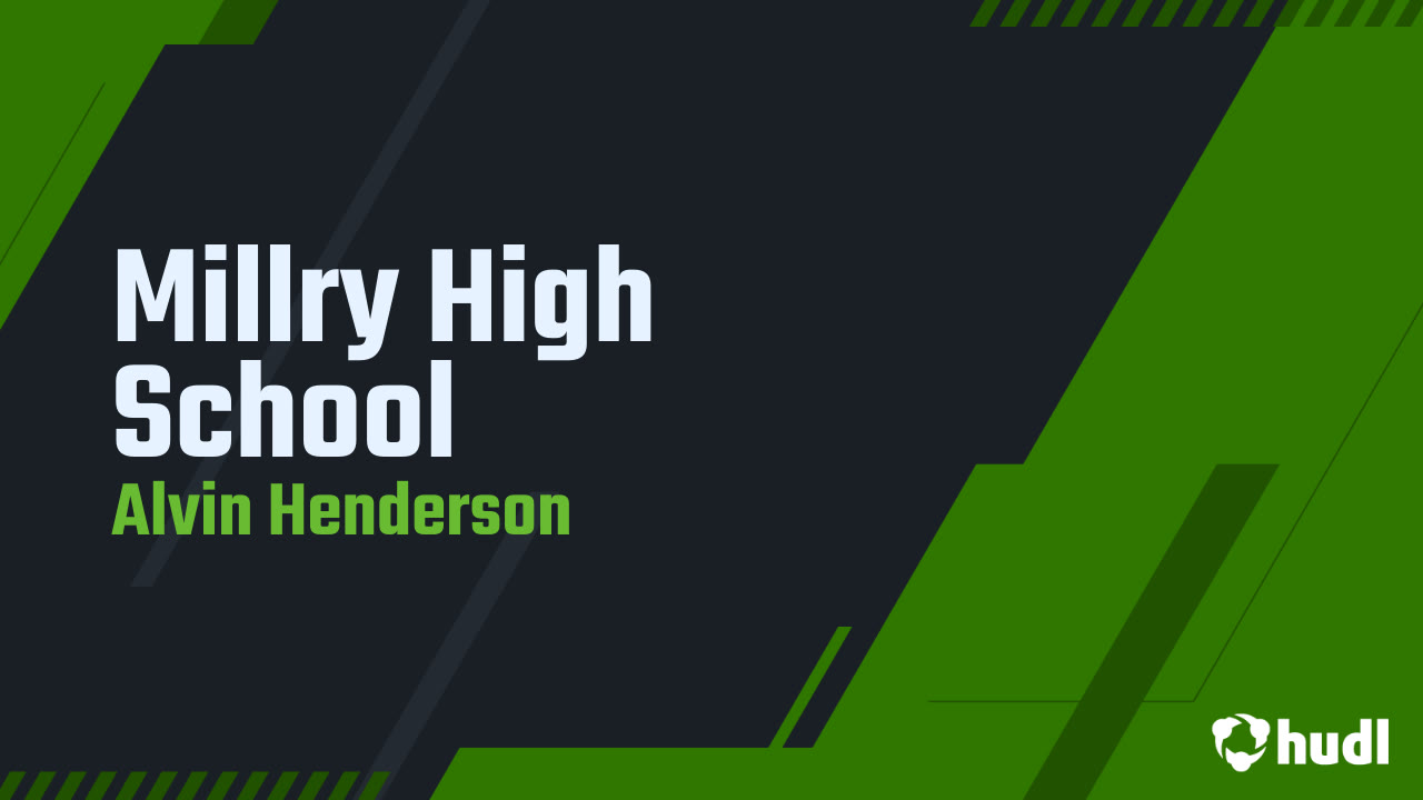 Millry High School Alvin Henderson highlights Hudl