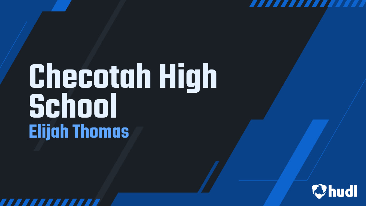 Checotah High School Elijah Thomas highlights Hudl