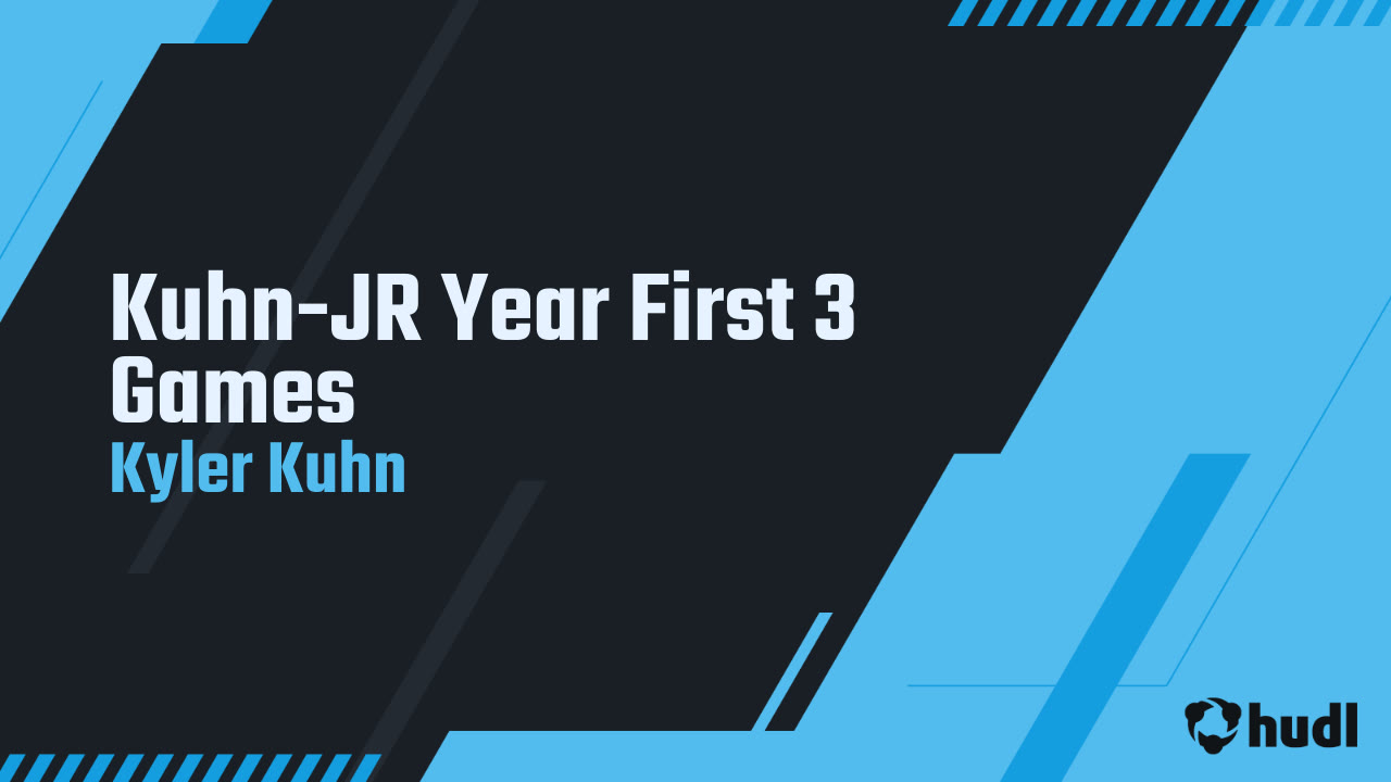 Kyler Kuhn- Junior Year First 3 Games