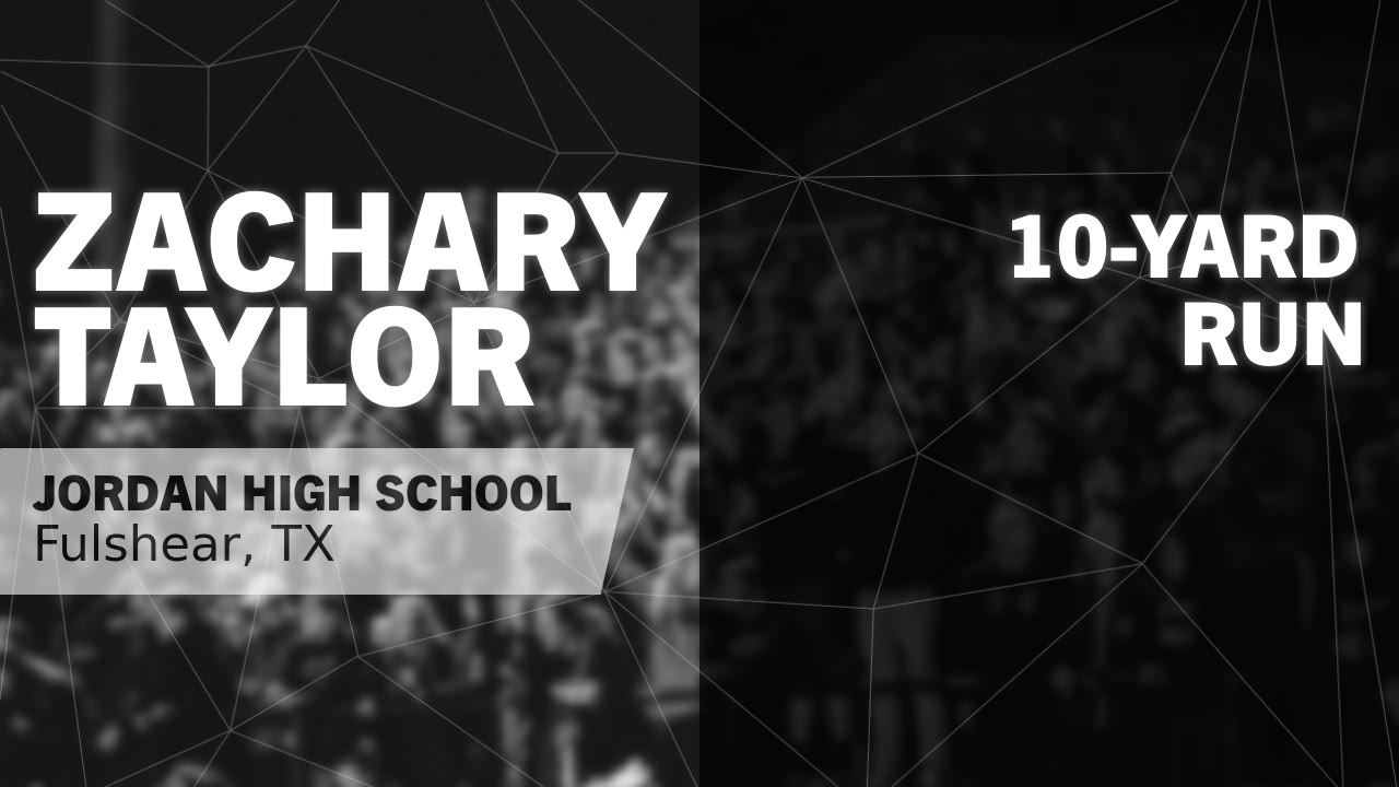 Zachary Taylor - Fulshear - 2025 Senior Season Highlights 