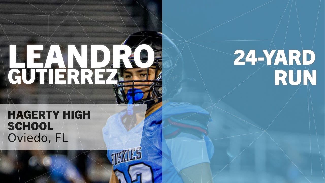 2025 Game 1 - 24 Yard Run Highlight video #22 Leandro Gutierrez