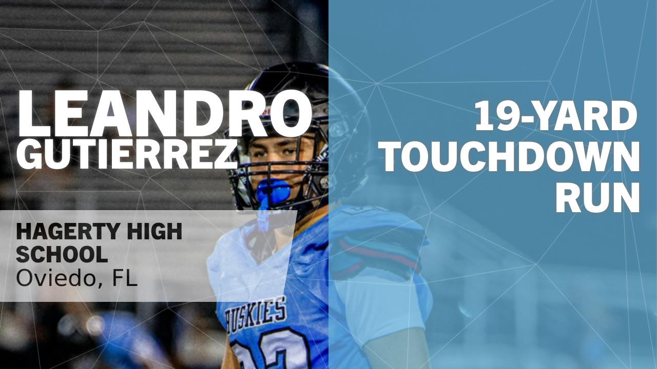2025 Game 2 - 19 Yard Touchdown Highlight video #22 Leandro Gutierrez