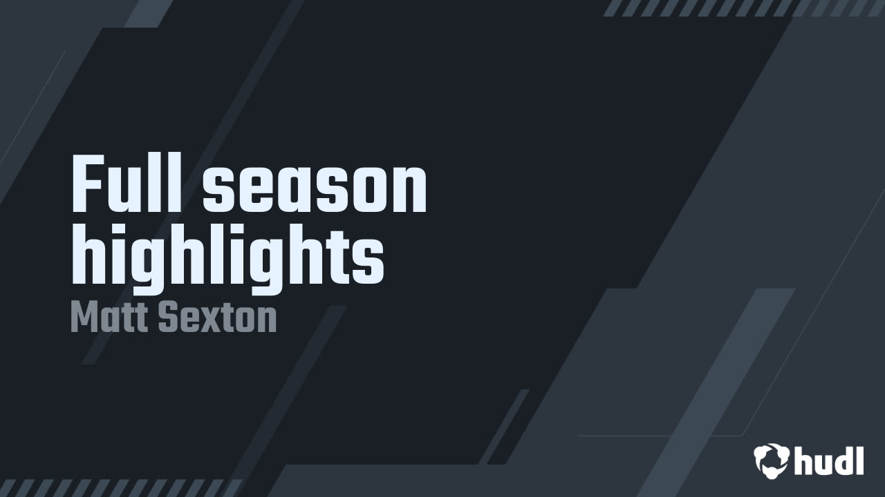 Matthew Sexton - Forest Hills Central - 2024 Junior Season Highlights