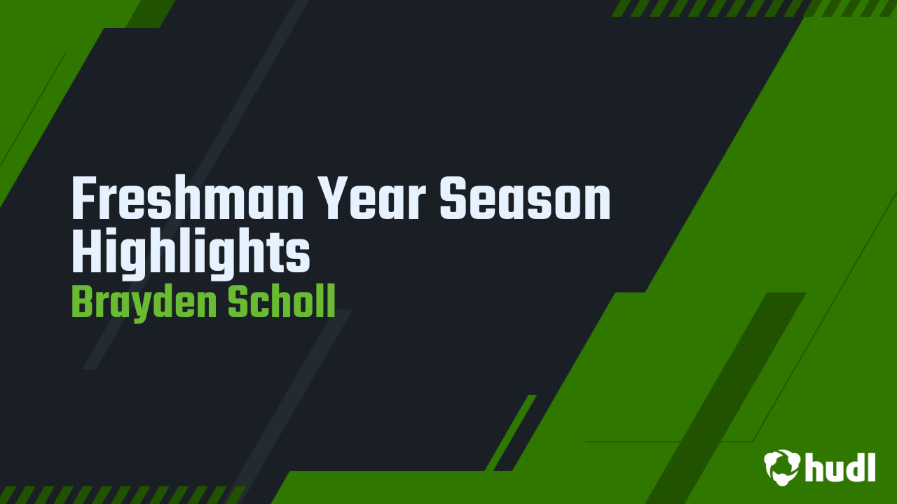 Brayden Scholl | 2026 WR/ATH | Freshman Year Season Highlights 