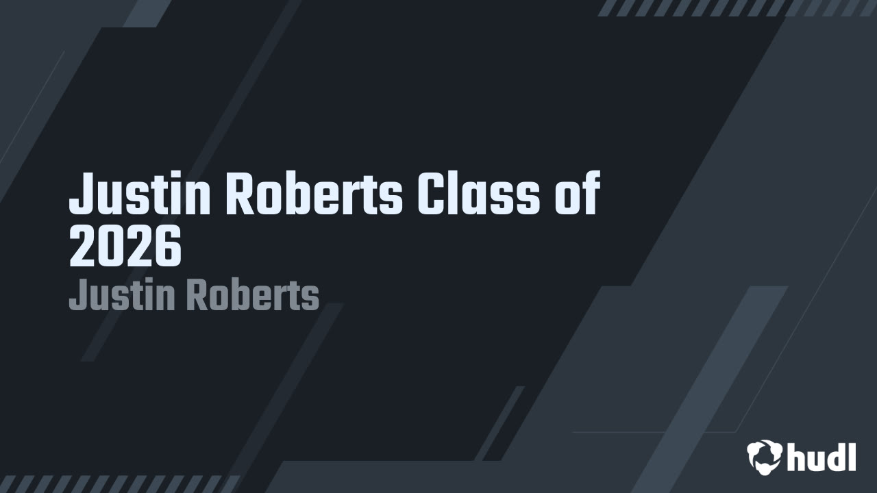 Justin Roberts - Smithson Valley - 2024 Junior Season Highlights