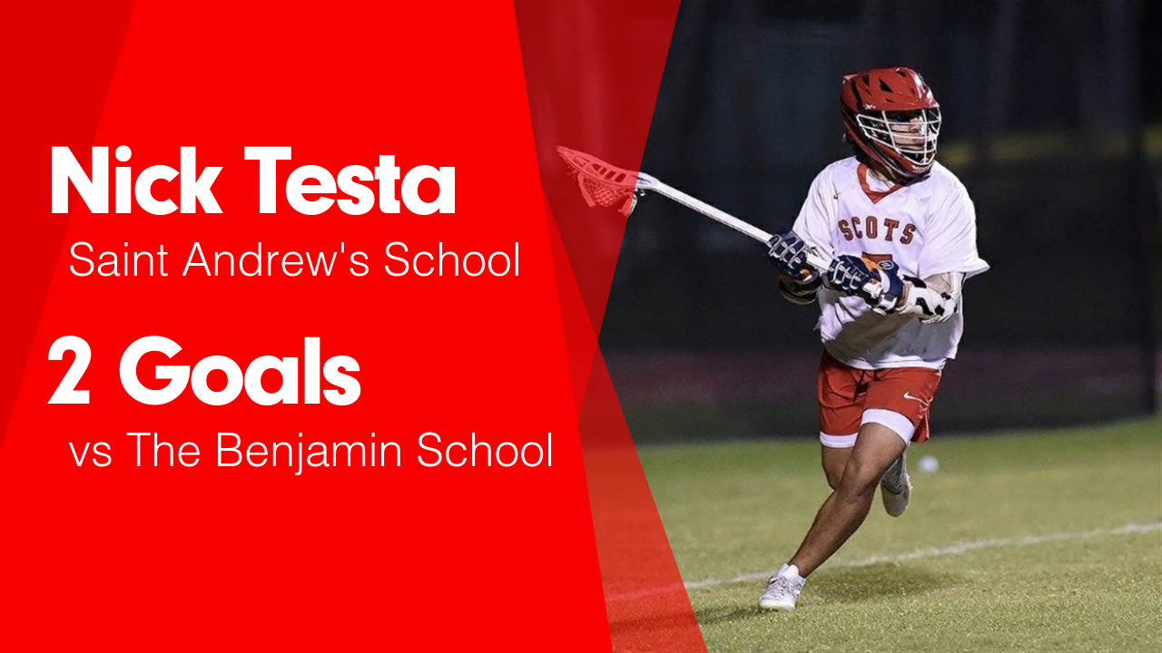 2 Goals vs The Benjamin School - Nick Testa highlights - Hudl
