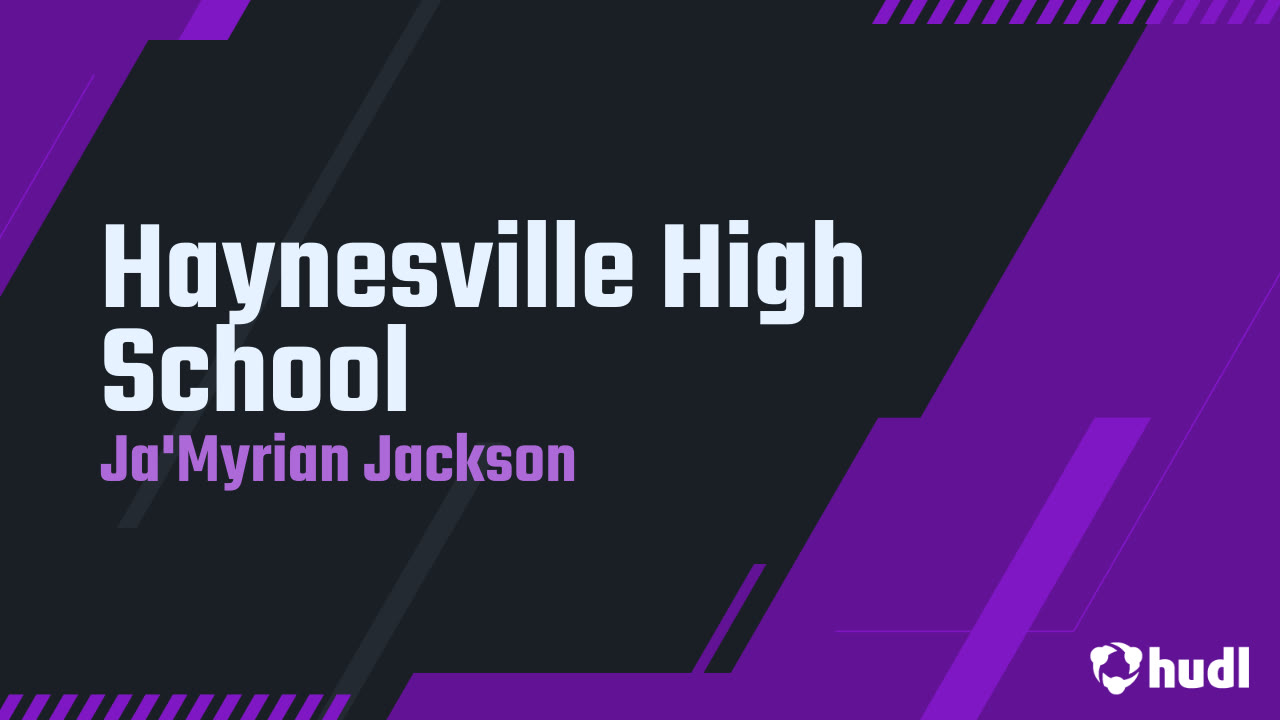 Haynesville High School Ja'Myrian Jackson highlights Hudl