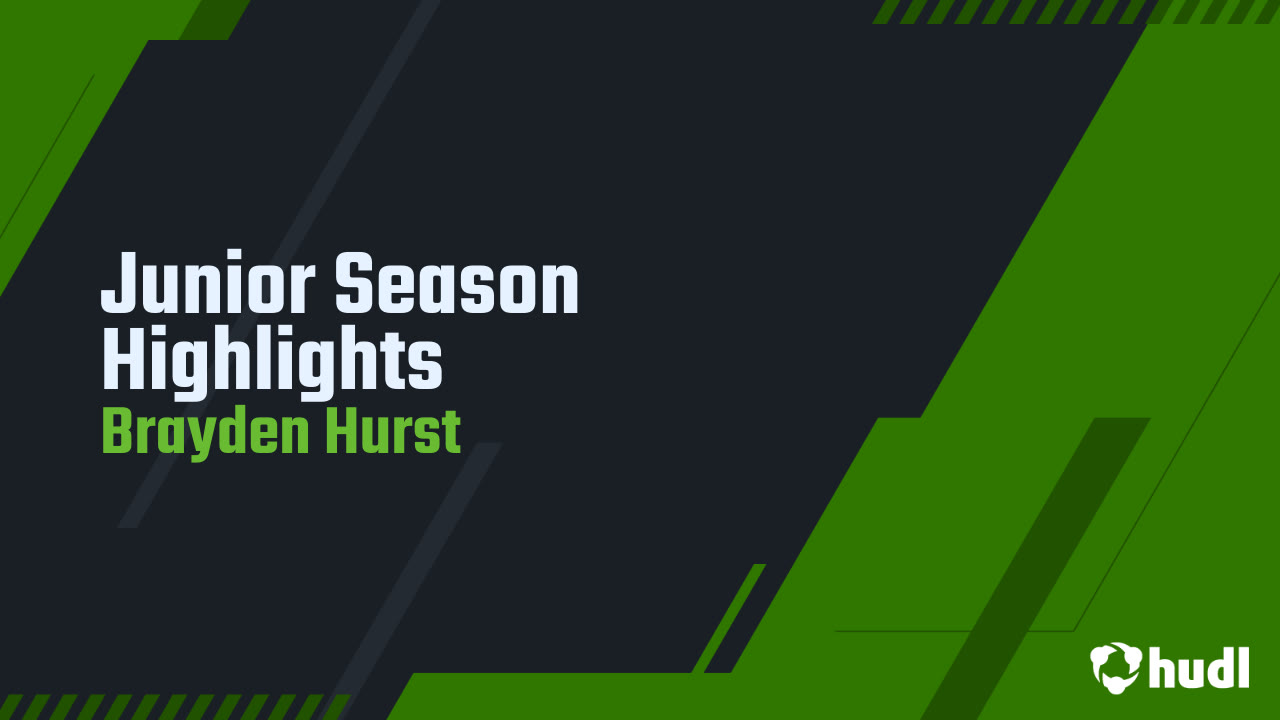 Brayden Hurst - Ponchatoula - 2024 Junior Season Highlights