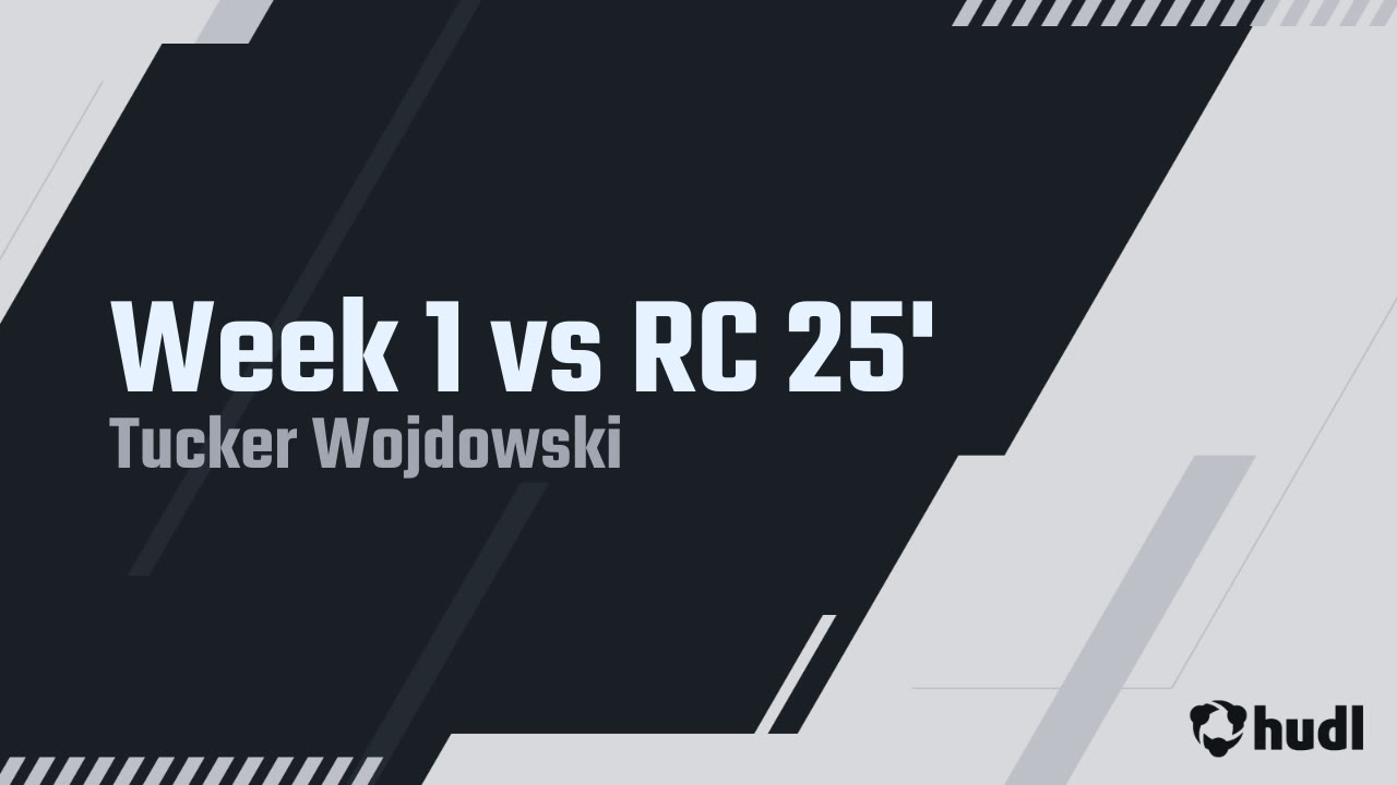 Week 1 vs RC 25' - Tucker Wojdowski highlights - Hudl