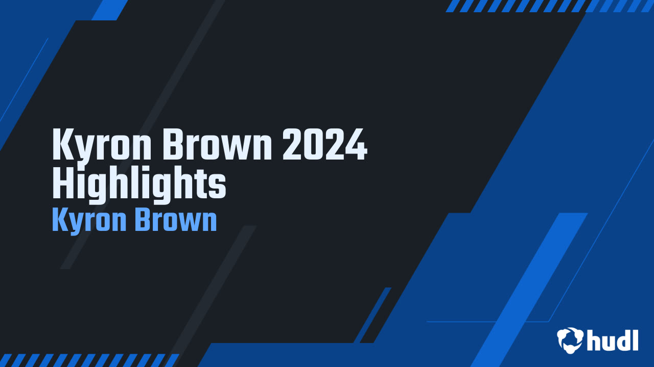 Kyron Brown - Palo Duro - 2024 Football