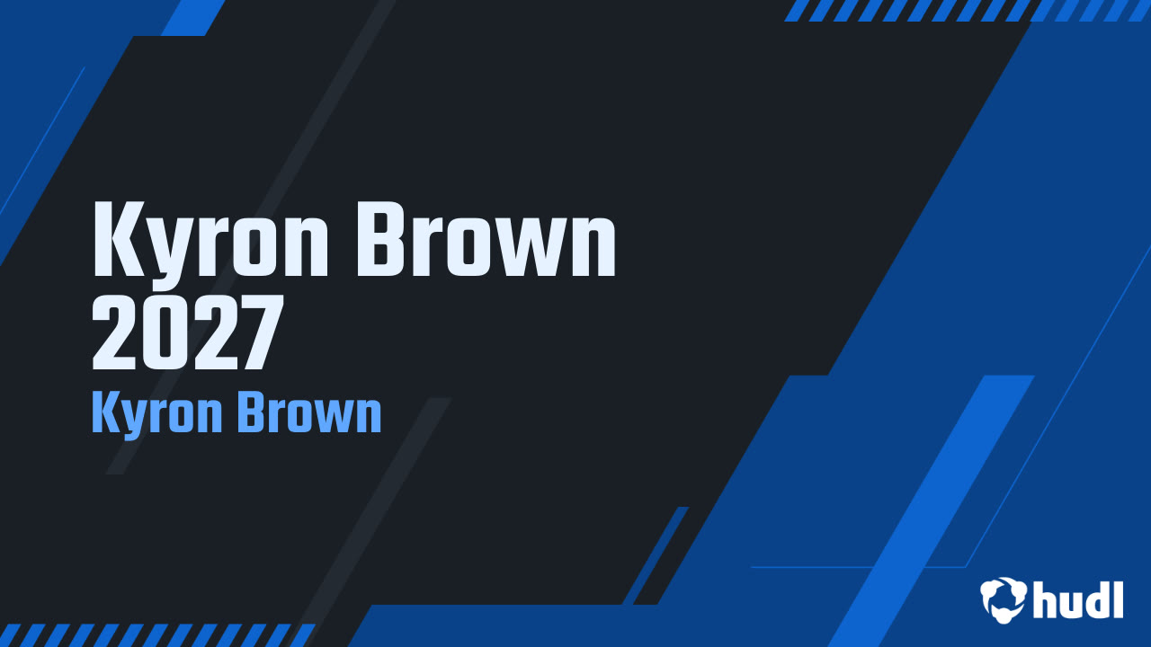 Kyron Brown - Palo Duro - 2024
