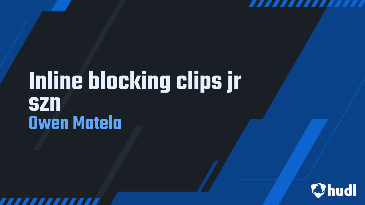 2027 Lyons Township TE Owen Matela 2025 INLINE BLOCKING