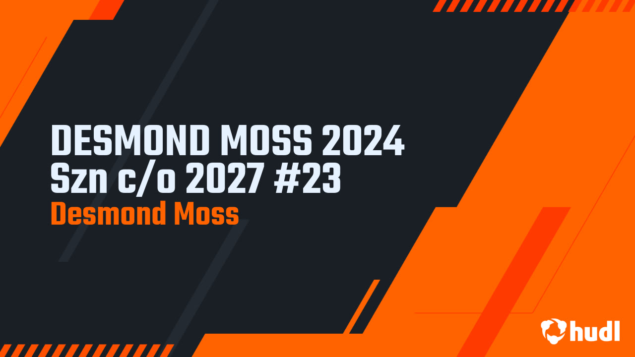 Desmond Moss RB Junior Highlights 2024