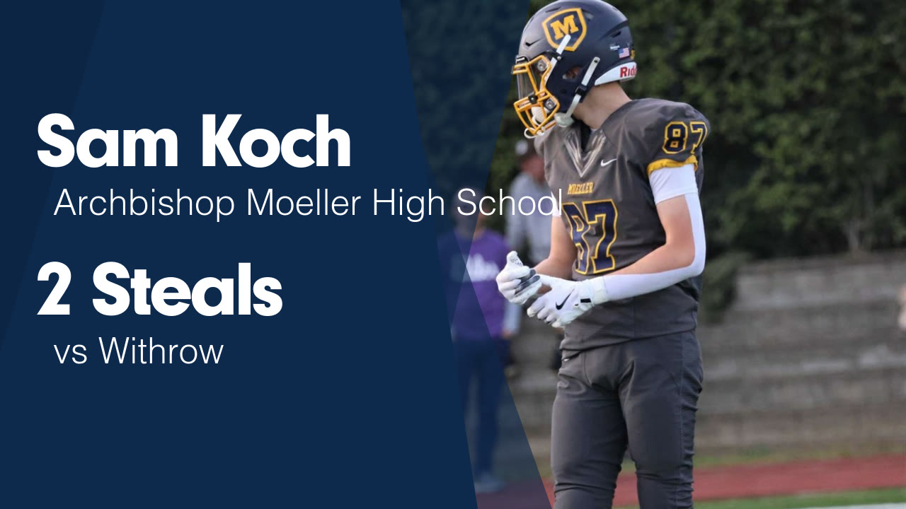 2 Steals vs Withrow - Sam Koch highlights - Hudl