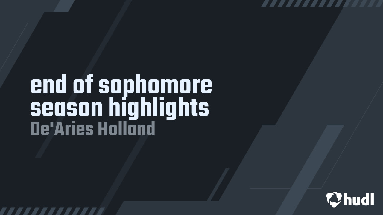 De'Aries Holland - Whites Creek - 2025 Sophomore Season Highlights