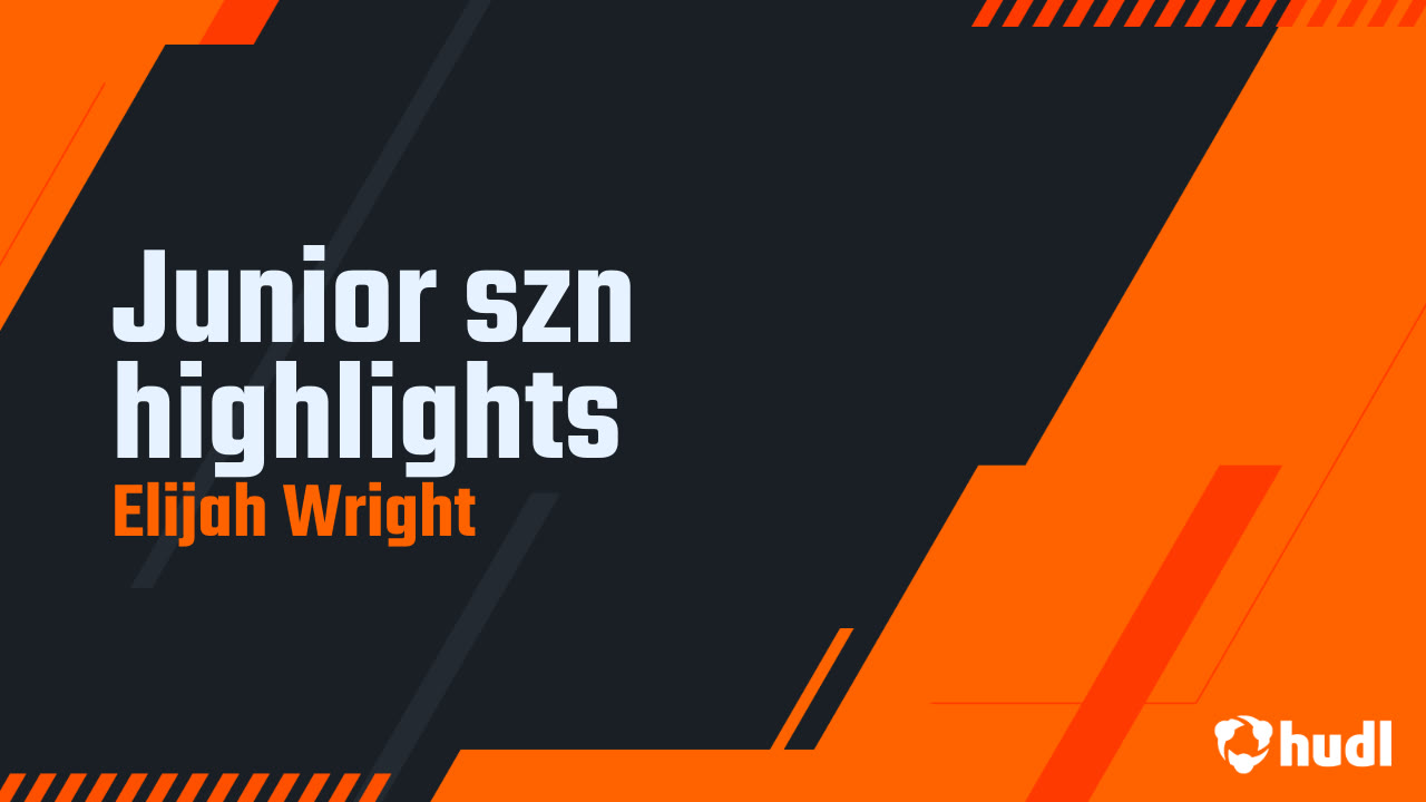 Elijah Wright - Katy Jordan - 2025 Junior Season Highlights