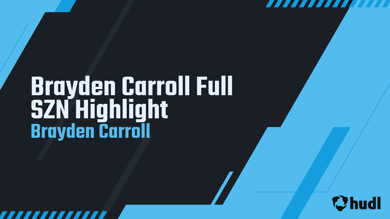 Brayden Carroll - Bradley Central - 2025 Senior Season Highlights