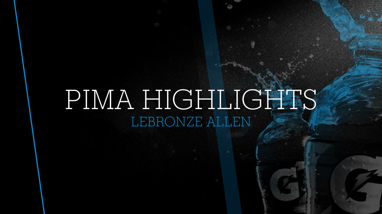 Pima Highlights - Lebronze Allen highlights - Hudl