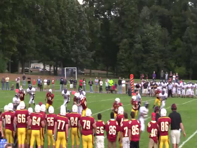 Windsor Locks Suffield East Granby Hs Football Video Interception