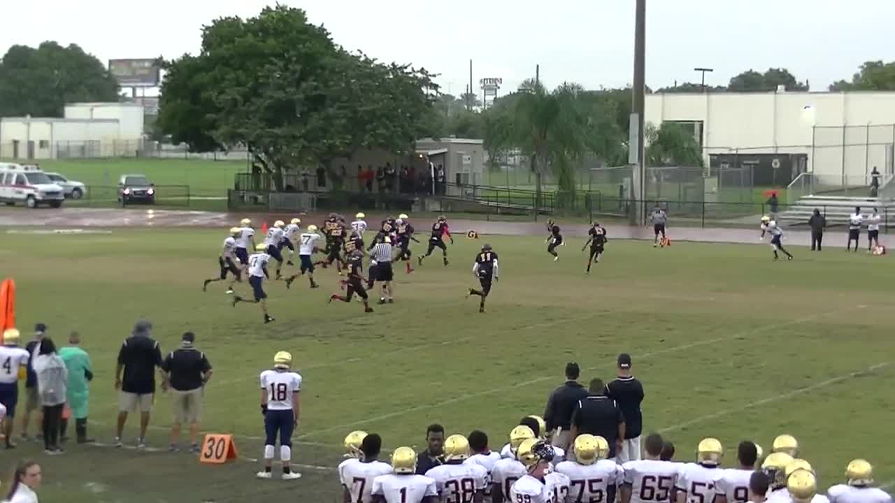 vs. Hallandale High School JV Football Daniel Carter highlights Hudl